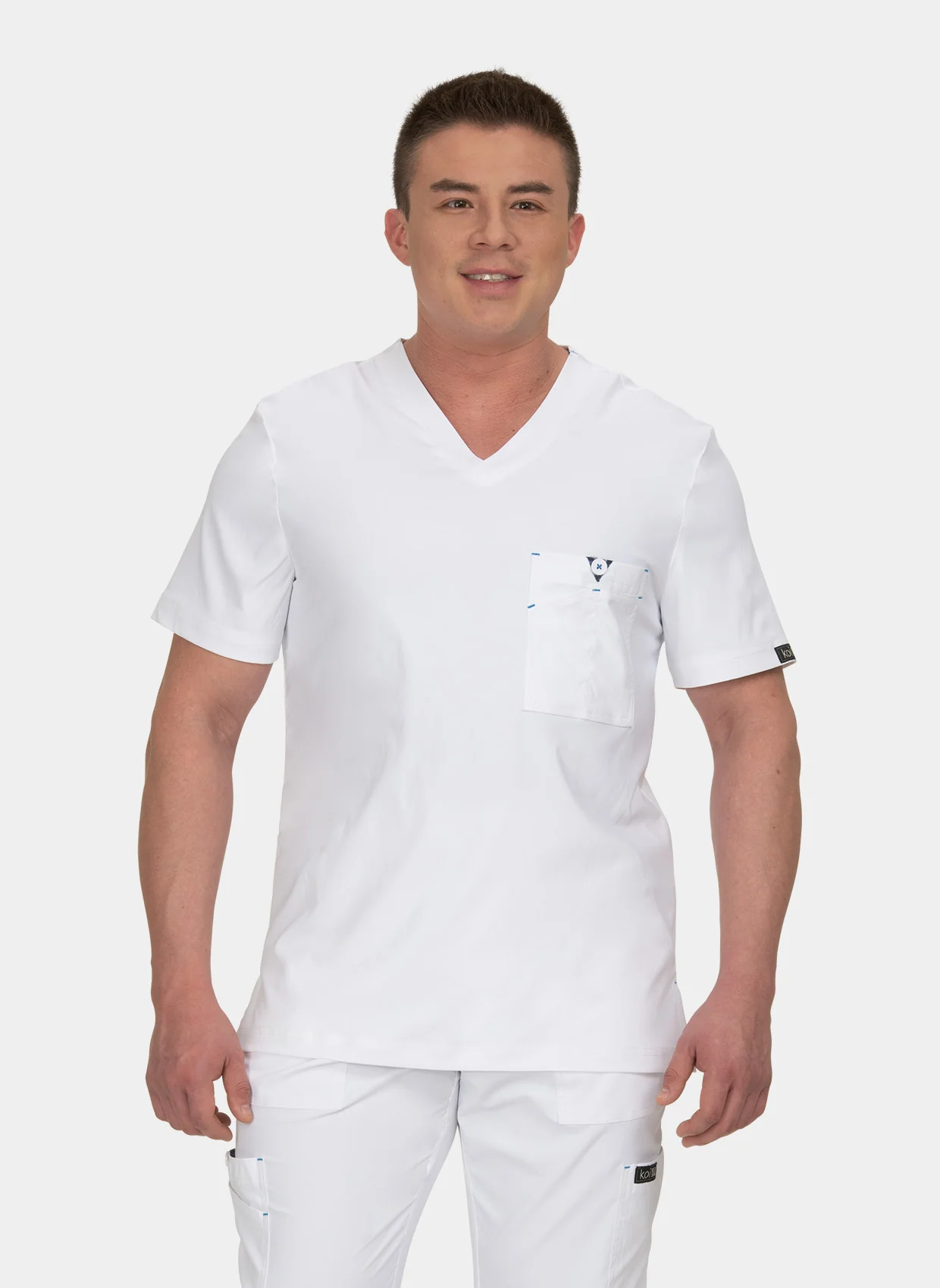White Scrub Tops